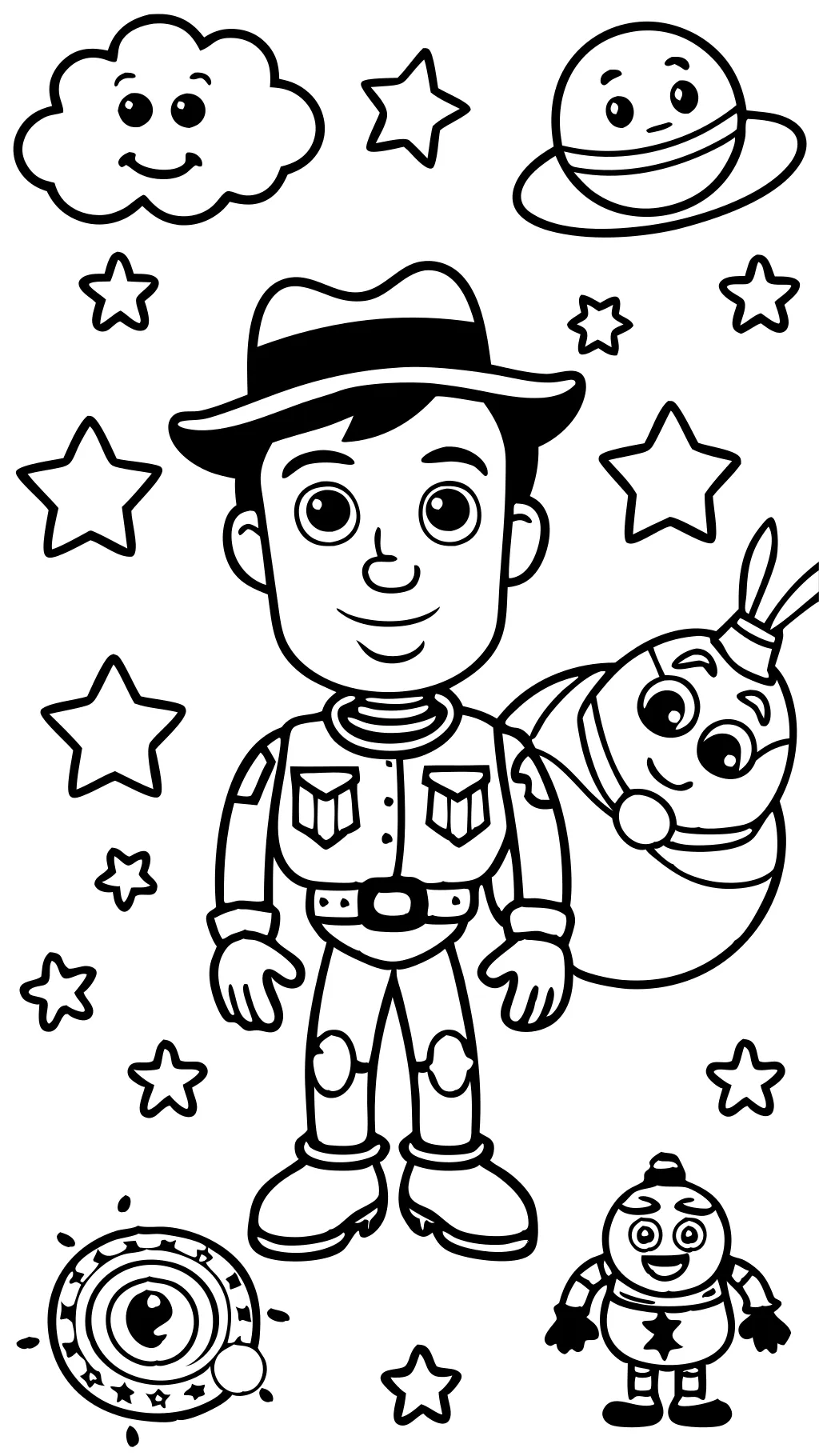 coloring pages toy story